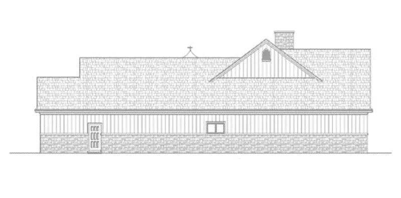 Vacation House Plan Right Elevation - Lanton Traditional Home 020D-0374 - Shop House Plans and More