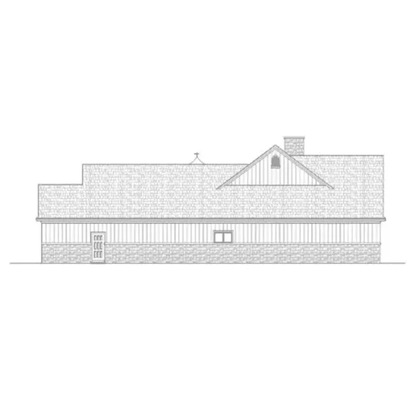 European House Plan Right Elevation - Lanton Traditional Home 020D-0374 - Shop House Plans and More