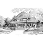 Traditional House Plan Front Image of House - Windham Place Luxury Home 020D-0376 - Shop House Plans and More