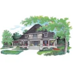 Traditional House Plan Front of Home - Windham Place Luxury Home 020D-0376 - Shop House Plans and More