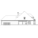 Traditional House Plan Left Elevation - Windham Place Luxury Home 020D-0376 - Shop House Plans and More