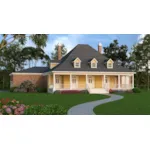 Front of Home - Sommers Spring Southern Home 020D-0377 - Shop House Plans and More