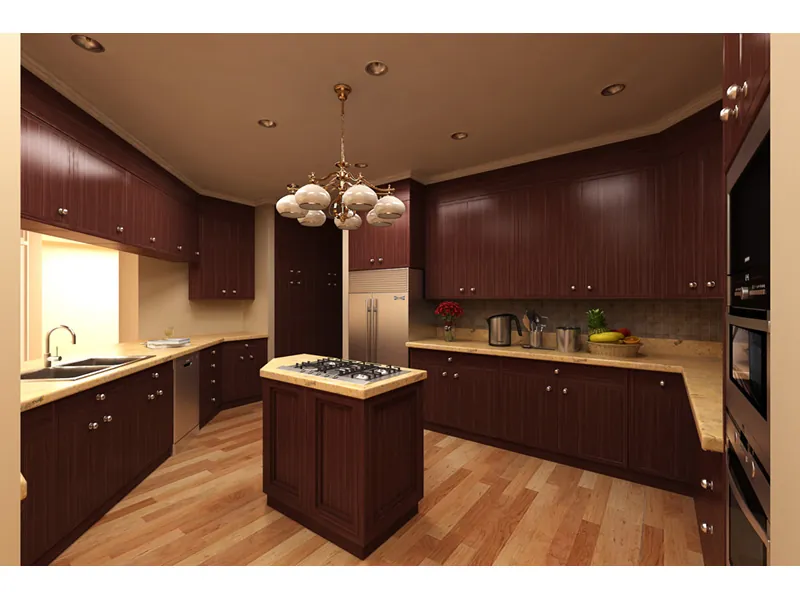 Kitchen Photo 02 - Sommers Spring Southern Home 020D-0377 - Shop House Plans and More