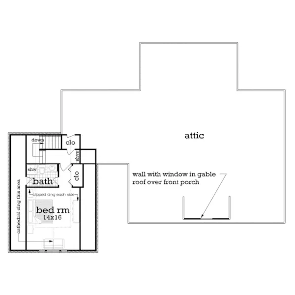 Second Floor - Ashley Lane Southern Home 020D-0382 - Search House Plans and More