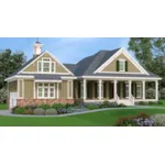 Front of Home - Ashley Lane Southern Home 020D-0382 - Search House Plans and More