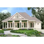 Florida House Plan Front of House 020D-0386