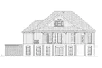 Florida House Plan Rear Elevation - Belmont Lane Modern Farmhouse 020D-0386 - Search House Plans and More