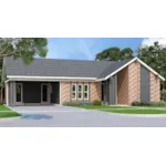 Front of Home - Gladys Ranch Home 020D-0387 - Shop House Plans and More