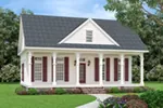Florida House Plan Front of Home - Fruitdale Southern Home 020D-0393 - Search House Plans and More