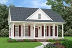 Country House Plan Front of Home - Olson Tide Southern Home 020D-0394 - Shop House Plans and More