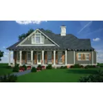 Traditional House Plan Front of Home - Strikertown Southern Home 020D-0395 - Shop House Plans and More