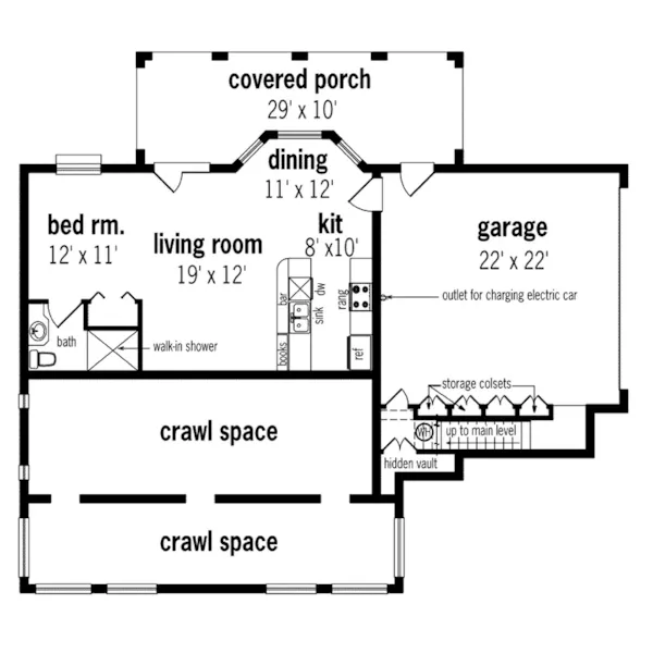 Traditional House Plan Optional Floor Plan - Strikertown Southern Home 020D-0395 - Shop House Plans and More