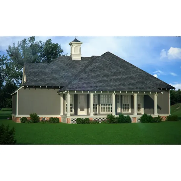 Traditional House Plan Rear Photo 01 - Strikertown Southern Home 020D-0395 - Shop House Plans and More