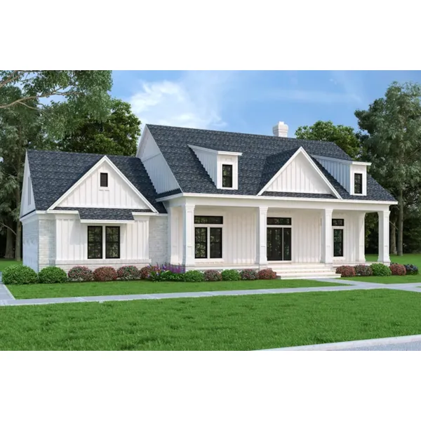 Country House Plan Front of Home - 020D-0399 - Shop House Plans and More