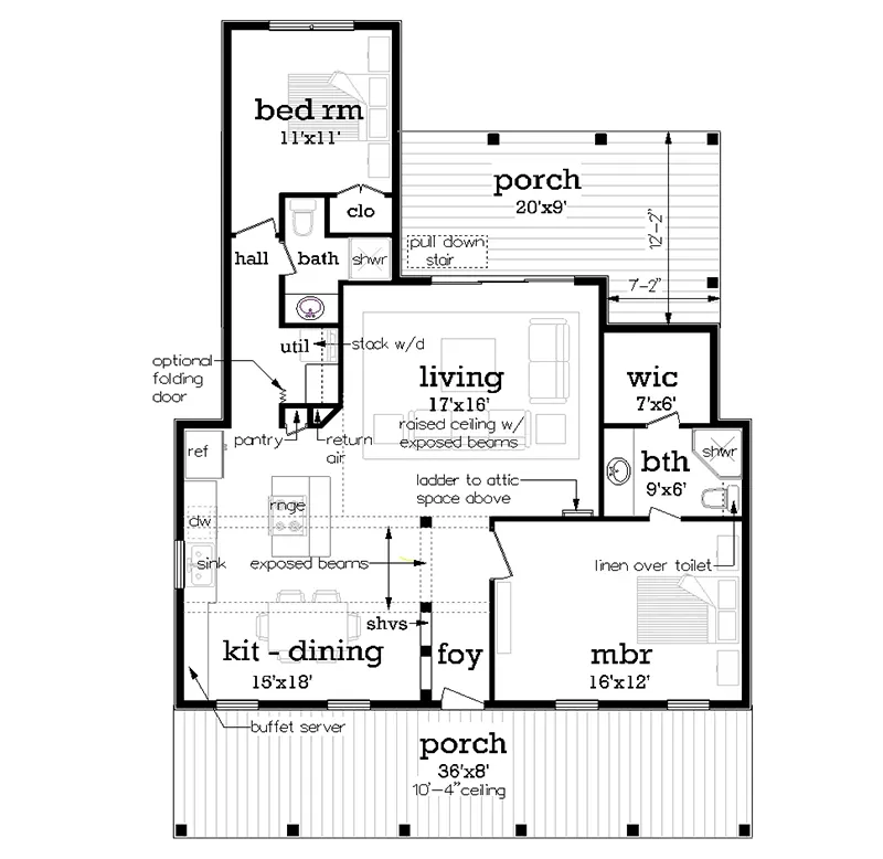 Southern House Plan First Floor - 020D-0408 | House Plans and More