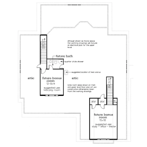 Modern Farmhouse Plan Second Floor - Simpson Hill Modern Farmhouse 020D-0410 | House Plans and More