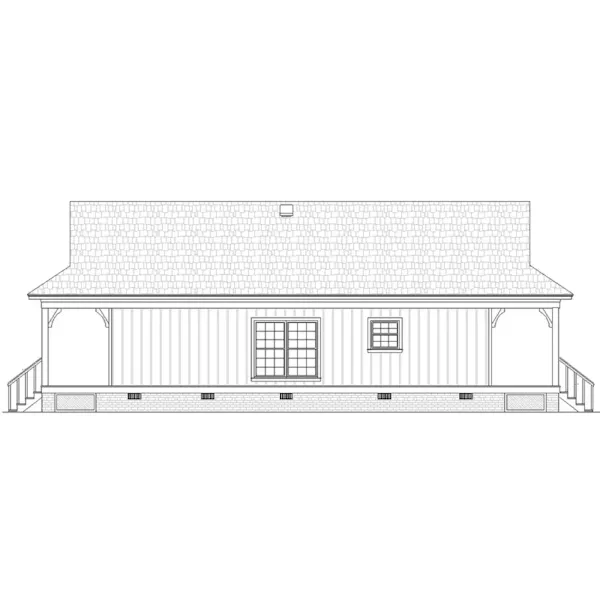 Arts & Crafts House Plan Side View Photo - 020D-0411 | House Plans and More