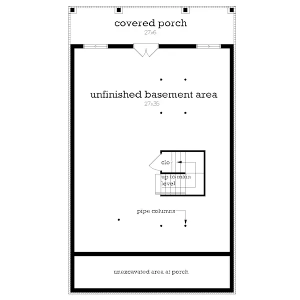 Country House Plan Basement Floor - 020D-0416 | House Plans and More