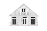 Bungalow House Plan Rear Elevation - 020D-0416 | House Plans and More