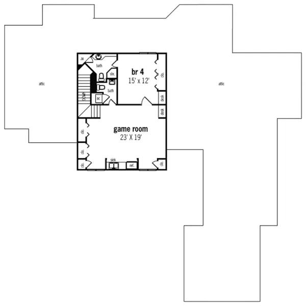 Luxury House Plan Second Floor - Kingsmill Manor European Home 020S-0003 - Search House Plans and More