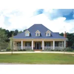 Grand Southern Plantation With Breezy Front Porch