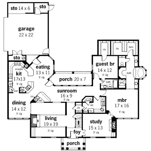 Traditional House Plan First Floor - Anthony Way Luxury Home 020S-0012 - Search House Plans and More