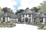 Colonial House Plan Front of Home - Honeyhill Luxury European Home 020S-0019 - Search House Plans and More