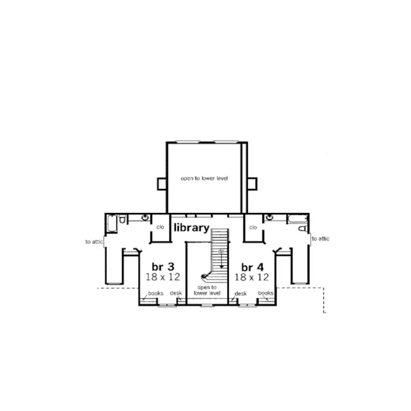 Traditional House Plan Second Floor - Glen Grove Luxury Home 020S-0021 - Search House Plans and More