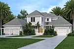 Contemporary House Plan Rear Photo 01 - Morningside Bay Coastal Home 020S-0023 | House Plans and More