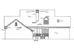 Traditional House Plan Rear Elevation - Maxville Traditional Home 021D-0003 - Shop House Plans and More