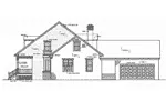 Traditional House Plan Right Elevation - Maxville Traditional Home 021D-0003 - Shop House Plans and More