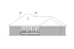 Arts & Crafts House Plan Rear Elevation - Collison Southern Craftsman Home 021D-0004 - Search House Plans and More