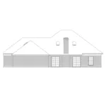 Country House Plan Rear Elevation - Middleton Craftsman Ranch Home 021D-0007 - Shop House Plans and More