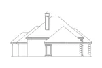 European House Plan Left Elevation - Webster Sunbelt Ranch Home 021D-0010 - Shop House Plans and More
