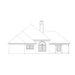 Traditional House Plan Rear Elevation - Webster Sunbelt Ranch Home 021D-0010 - Shop House Plans and More