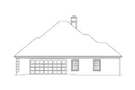 European House Plan Right Elevation - Webster Sunbelt Ranch Home 021D-0010 - Shop House Plans and More