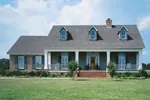 Arts & Crafts House Plan Front of Home - Princeton Southern Country Home 021D-0011 - Shop House Plans and More