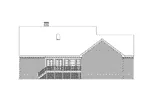 Traditional House Plan Rear Elevation - Princeton Southern Country Home 021D-0011 - Shop House Plans and More