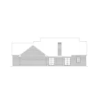 Ranch House Plan Rear Elevation - Sunfield European Ranch Home 021D-0014 - Shop House Plans and More