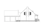 Southern House Plan Left Elevation - Georgetown Southern Home 021D-0015 - Search House Plans and More
