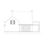 Traditional House Plan Rear Elevation - Dougherty Way Southern Home 021D-0017 - Search House Plans and More