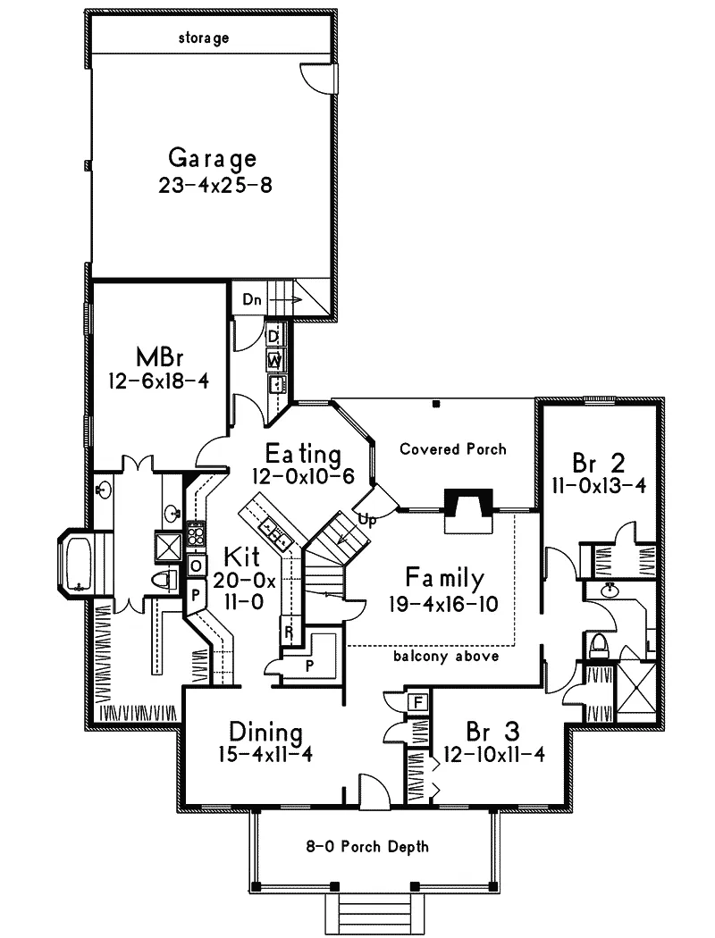 Southern House Plan First Floor - Lindbergh Neoclassical Home 021D-0018 - Shop House Plans and More