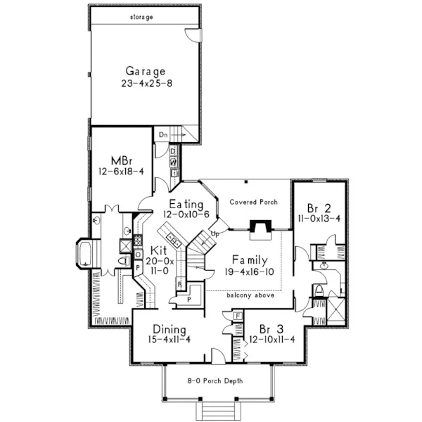 Traditional House Plan First Floor - Lindbergh Neoclassical Home 021D-0018 - Shop House Plans and More