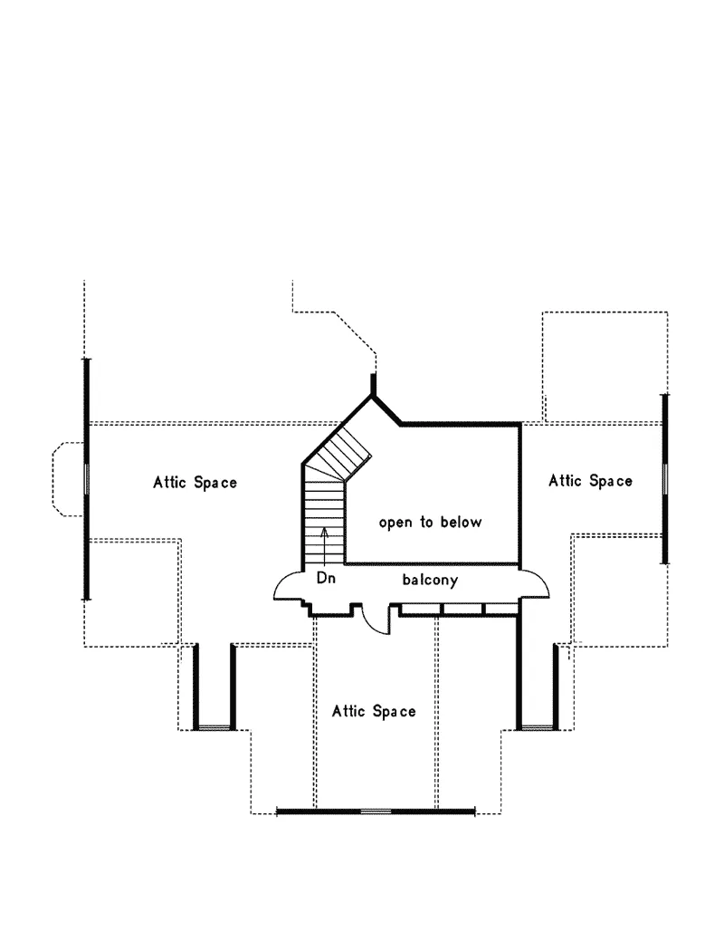 Country House Plan Second Floor - Lindbergh Neoclassical Home 021D-0018 - Shop House Plans and More