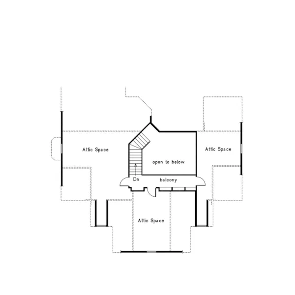 Traditional House Plan Second Floor - Lindbergh Neoclassical Home 021D-0018 - Shop House Plans and More