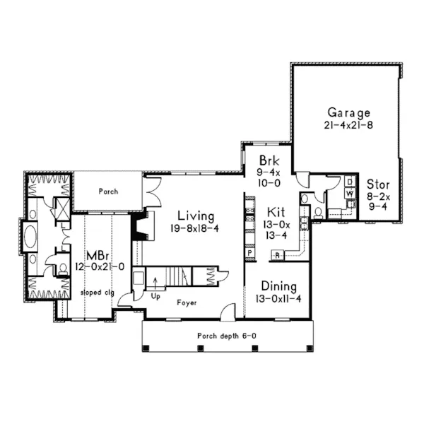 Greek Revival House Plan First Floor - Kellridge Plantation Home 021D-0019 - Search House Plans and More