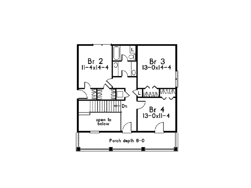 Plantation House Plan Second Floor - Kellridge Plantation Home 021D-0019 - Search House Plans and More