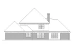 Plantation House Plan Rear Elevation - Kellridge Plantation Home 021D-0019 - Search House Plans and More