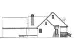 Southern House Plan Left Elevation - Richardson Southern Home 021D-0020 - Shop House Plans and More