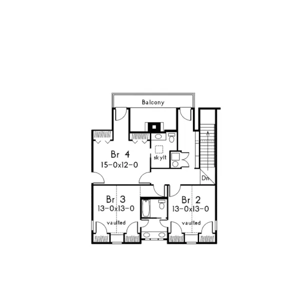 Country House Plan Second Floor - High Meadow Country Farmhouse 021D-0021 - Search House Plans and More